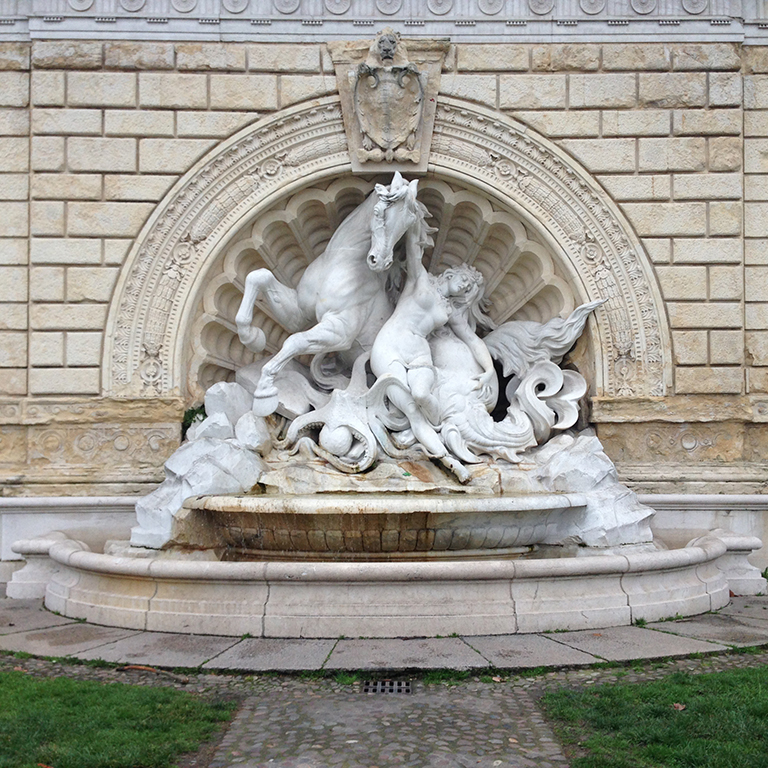 Fountain in Bologna, Italy.