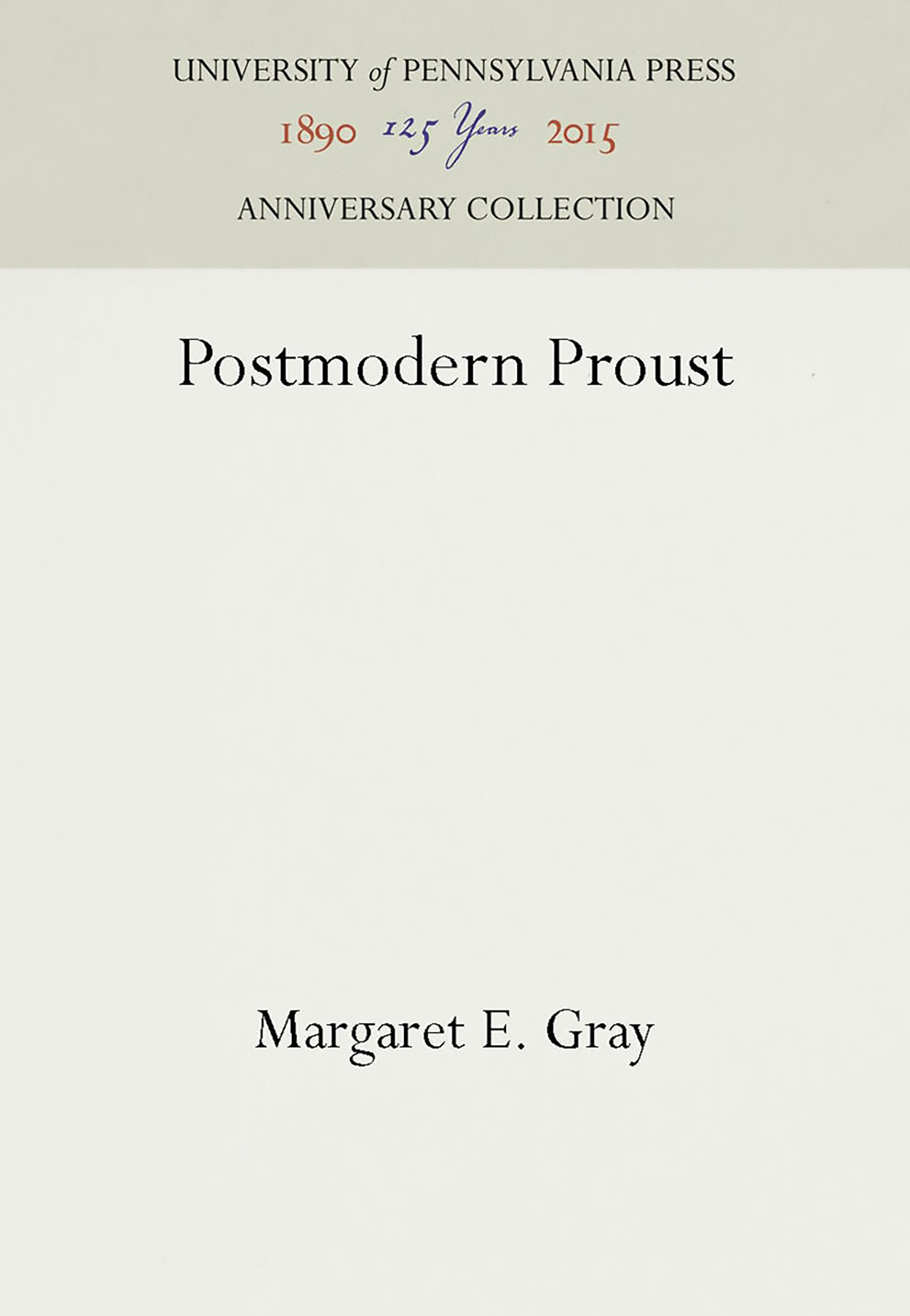 Postmodern Proust